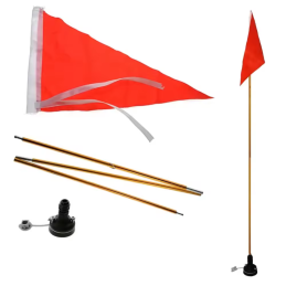 Fanion de signalisation avec sa base