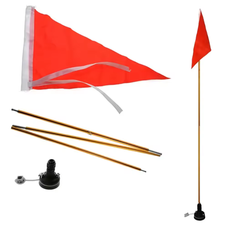 Fanion de signalisation avec sa base
