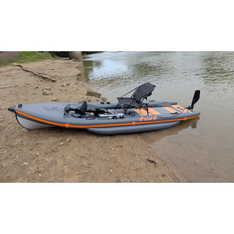 AiRfisher 380  Kayak de pêche en mer gonflable à pédales