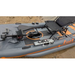 AiRfisher 380  Kayak de pêche en mer gonflable à pédales