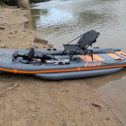 AirFisher 380 – Kayak Insuflável de Pesca no Mar com Pedais