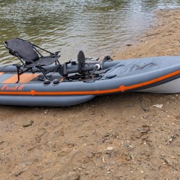 AirFisher 380 – Aufblasbares Pedal-Seekajak zum Angeln