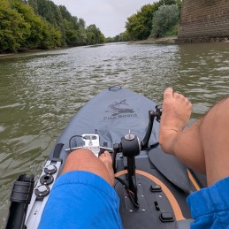 AiRfisher 380  Kayak de pêche en mer gonflable à pédales