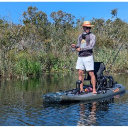 AirFisher 340 opblaasbare pedaalkajak voor vissen - Speciale editie MULTAFISHING