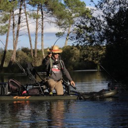 AirFisher 340 opblaasbare pedaalkajak voor vissen - Speciale editie MULTAFISHING