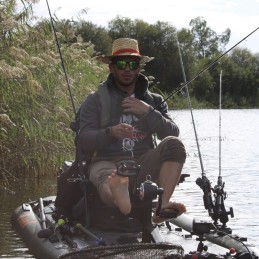 Kayak gonflable à pédales AirFisher 340 Série Limitée MULTA FISHING -  Pêche