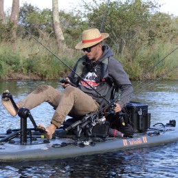 Kayak gonfiabile da pesca a pedali AirFisher 340 - Edizione speciale MULTAFISHING