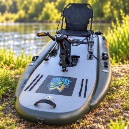 AirFisher 340 opblaasbare pedaalkajak voor vissen - Speciale editie MULTAFISHING