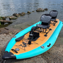 Kayak hinchable 2 plazas con pedales