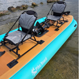 Kayak hinchable 2 plazas con pedales