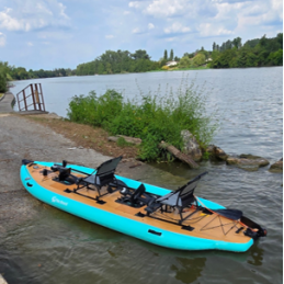 Kayak Biplace AiRexplorer 430 DUO à pédales