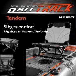 Kayak BaitTrack Haibo TANDEM rigide pliable