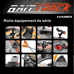 Kayak BaitTrack Haibo TANDEM rigide pliable