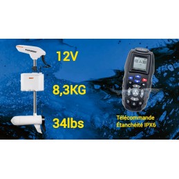 Kayak + Moteur BaitTrack Haibo SOLO rigide pliable