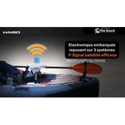 Kayak + Moteur BaitTrack Haibo SOLO rigide pliable
