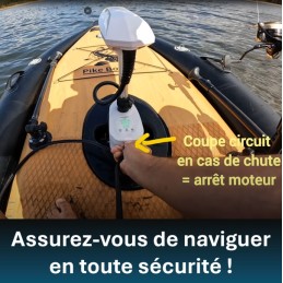 Moteur Électrique Kayak GPS à Ancrage Électronique HAIBO Q007 – Idéal Pêche