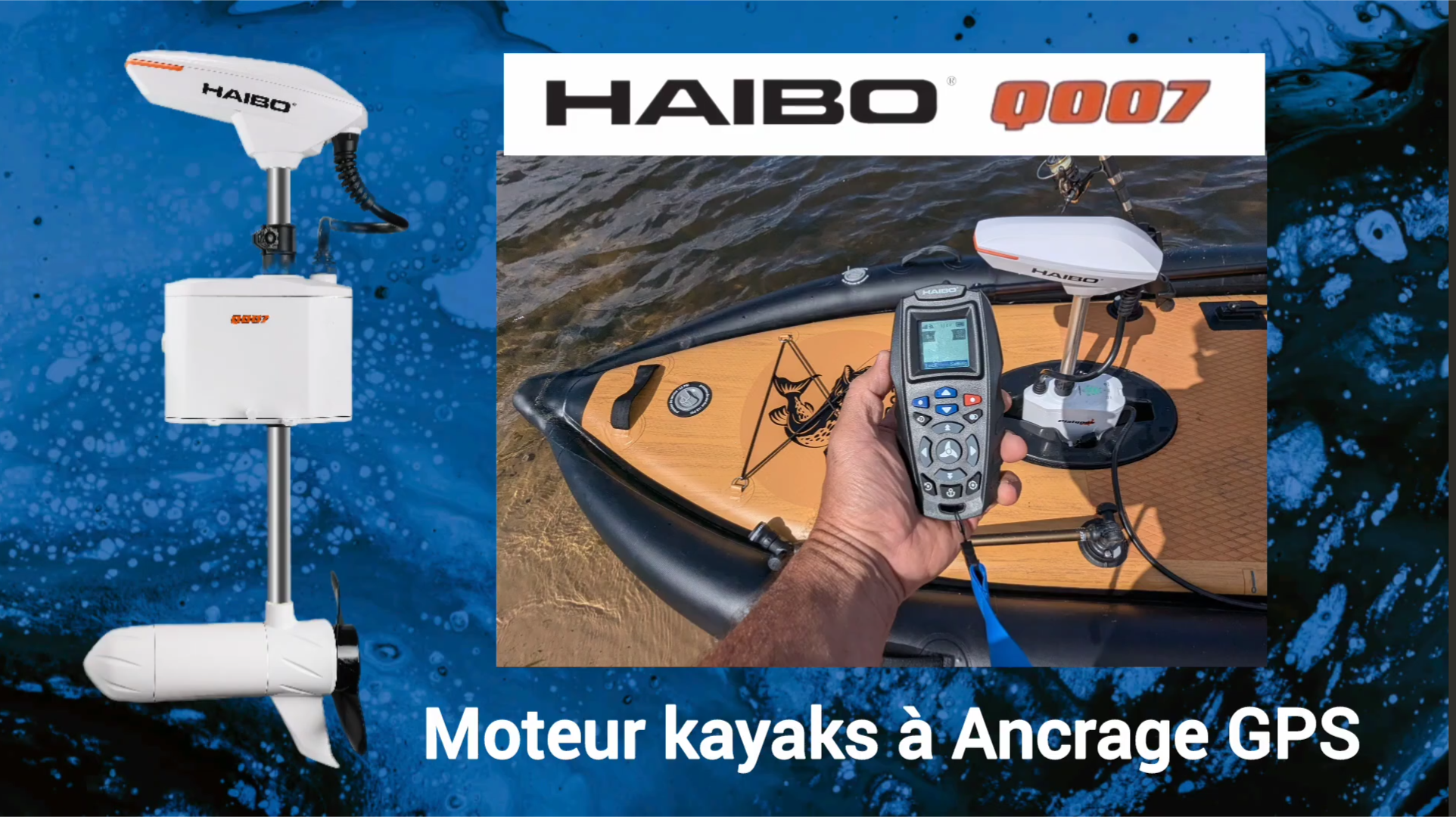 Moteur pour kayak de pêche Haibo Q007